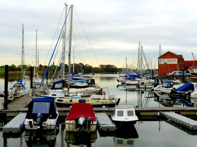 A fabulous stroll along Cams Hall and Fareham Creek will certainly blow the cobwebs away this spring. You can take a short stroll along just part of the Creek, or park up at the carpark at the the end of Shearwater Avenue and then head for the water to then do an entire circuit along the coastline (and a bit on a road). Just watch out for a few golf balls! There is also the pub and the wonderful Dovecote to pop into for a drink and snack. If you are feeling adventurous the shoreline can be followed all of the way along to Portchester Castle.Taken by Alison Treacher