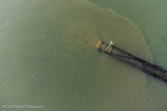 Southern Water's Budds Farm outfall photographed pouring out untreated sewage at 3.42pm on October 21 2021. Picture: Chris Pearsall Commercial Photography