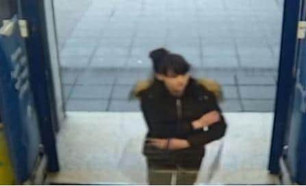 A CCTV image of missing Havant teenager Louise Smith in Tesco Metro, Greywell Road Leigh Park, at 7.30pm on Thursday May 7. Picture: Hampshire Constabulary
