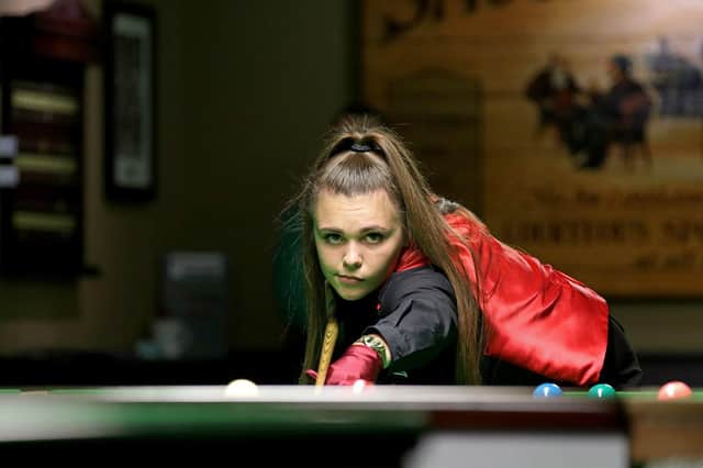 Havant snooker player Chloe White