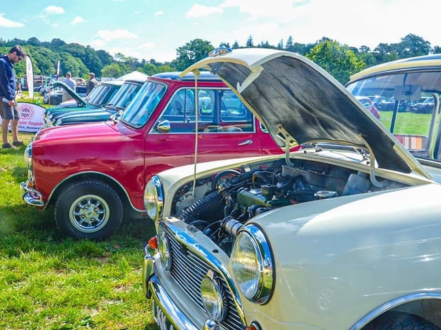 Mini Cooper Register display at National Mini Day