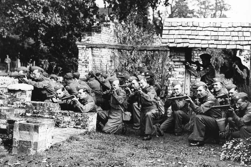 Wickham Home Guard on an exercise. The News Portsmouth PP491