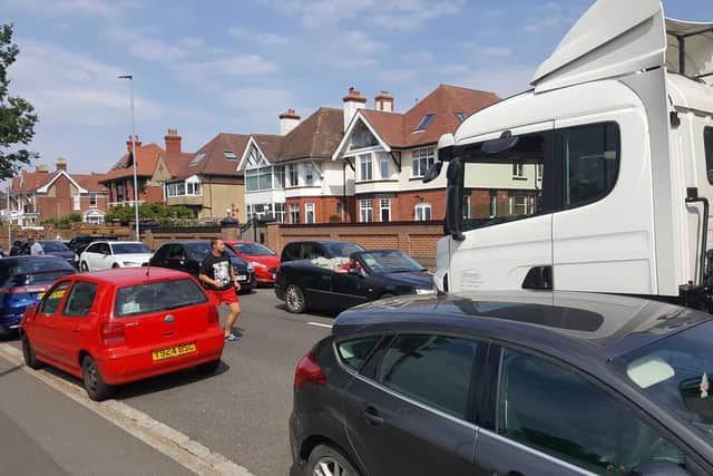 Traffic along Eastern Parade has increased with the closure of the seafront road, residents claimed. Picture: Piers Gorman
