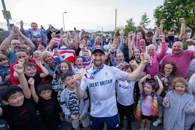 Olympic medallist Declan Brooks returns home in Portchester at the beginning of August 
Picture: Habibur Rahman