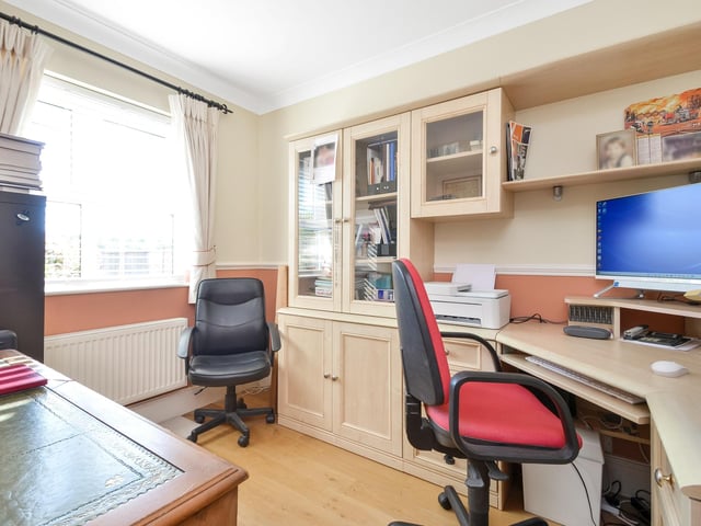 This four bedroom detached family home is on the market at a guide price of £950,000. It is listed by Fine and Country.