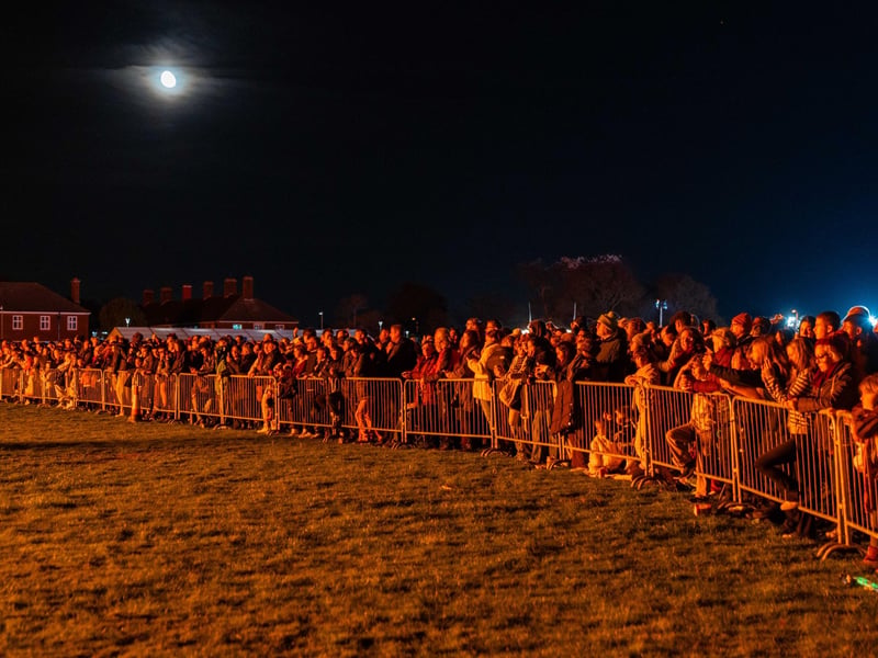 Fireworks & entertainment at
HMS Sultan