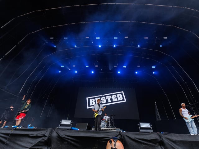 Pictured: Busted Band performed on Castle stage Picture:Marcin Jedrysiak