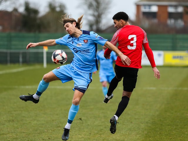 Portchester's Scott Jones, left. Picture by Nathan Lipsham