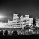 The Grand Hotel in Brighton, after a bomb attack by the IRA, 12th October 1984. British Prime Minister Margaret Thatcher and many other politicians were staying at the hotel during the Conservative Party conference. Five people were killed and over thirty injured in the attack. (Photo by John Downing/Getty Images)