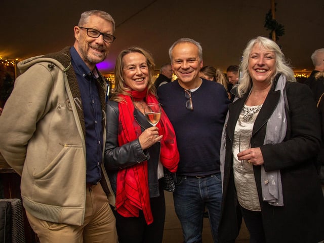Launch night of Queens Hotel Winter Lodge 2023 in Southsea on Friday 24th of Novermber 2023
Pictured: People having fun at the lodge
Picture: Habibur Rahman