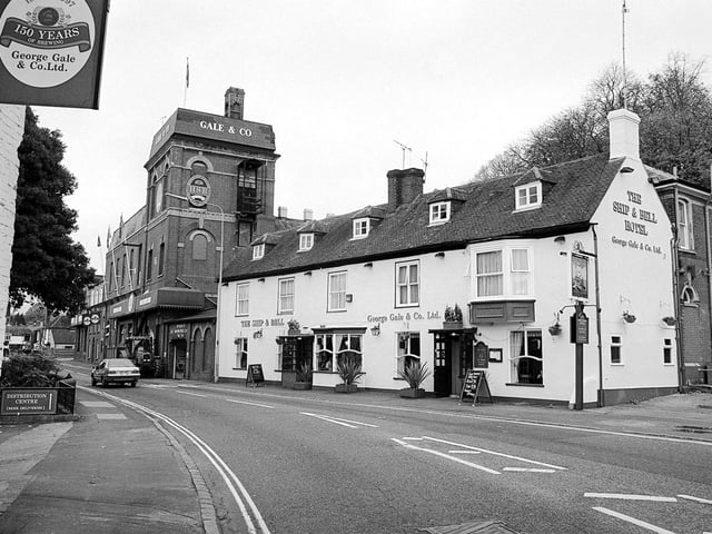 George Gale & Co LTD, Gales Brewery in Horndean Road, Horndean.