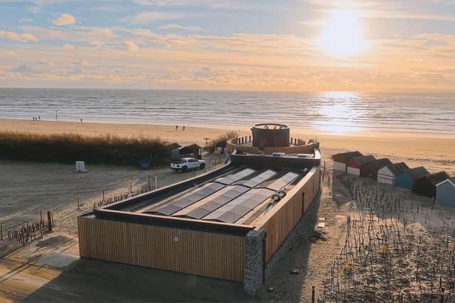 Lifeguard Tower at West Wittering Beach - Drone Image