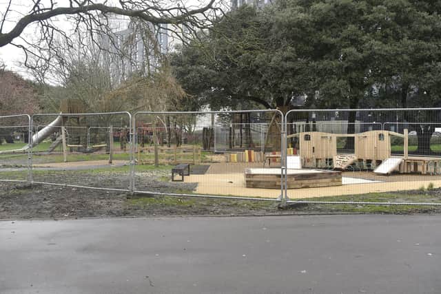 The Lord Mayor of Portsmouth Tom Coles opened the new community hub planted a commemorative tree for the late queen at Victoria Park in Portsmouth on Monday, March 18, 2024.Picture: Sarah Standing
