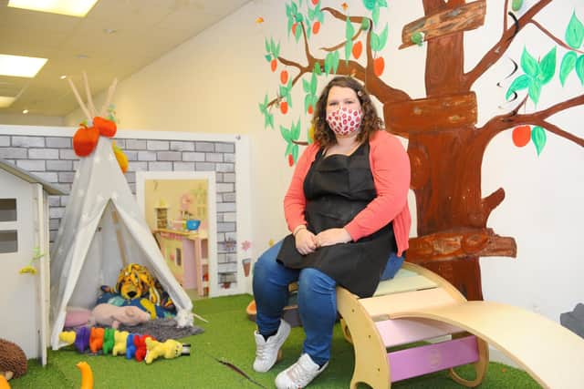 Claire White, owner of Sweet Peas Play Cafe