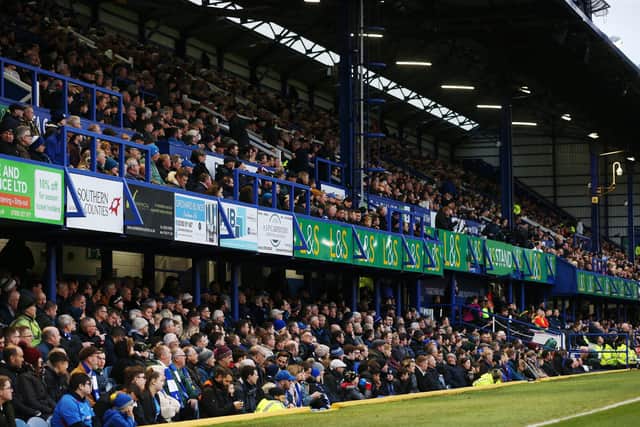 Pompey fans at Fratton Park Picture: PinPep Media