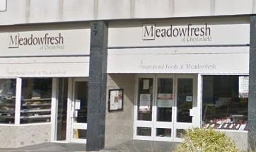 Meadowfresh of Chesterfield is a family-owned business whose products include free range and rare breed meat and fish.  Its flagship shop is in Chesterfield market place also has a delicatessen and a cafe. Meadowfresh has three other shops, in Clay Cross, at Dobbies Garden Centre in Barlborough and in Worksop.