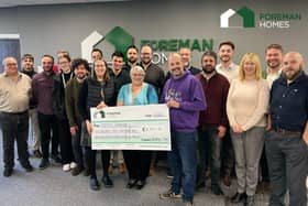 Foreman Homes raised over £6,400 last year for Abby's Heroes.