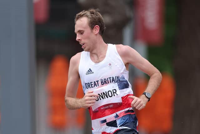 Olympic marathon runner Ben Connor won the 2022 men's Great South Run in a time of 47mins 19secs   Picture: Lintao Zhang/Getty Images