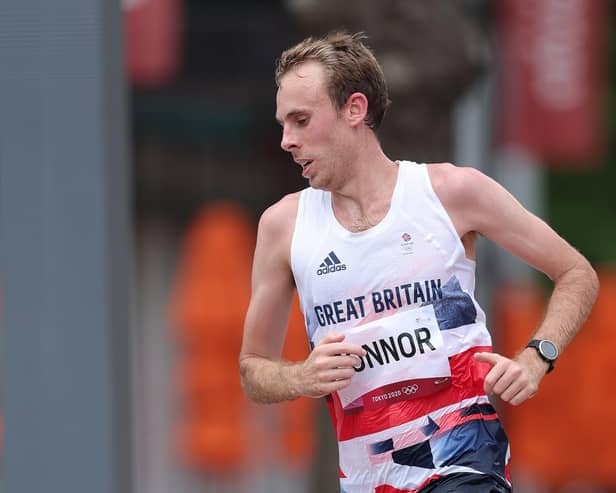 Olympic marathon runner Ben Connor won the 2022 men's Great South Run in a time of 47mins 19secs   Picture: Lintao Zhang/Getty Images
