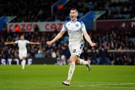 Stevenage's Dean Campbell celebrates scoring his side's stunning late winner at Aston Villa. Picture: Nick Potts/PA Wire.