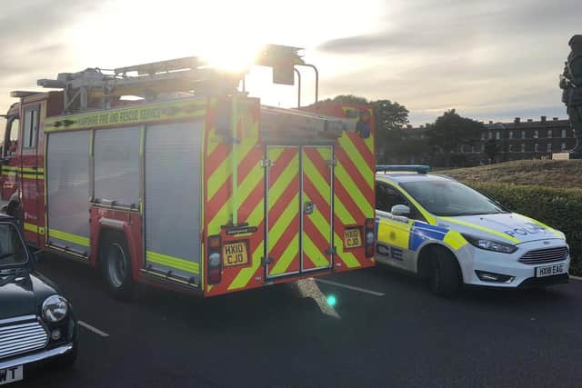 Eastney Esplanade fire