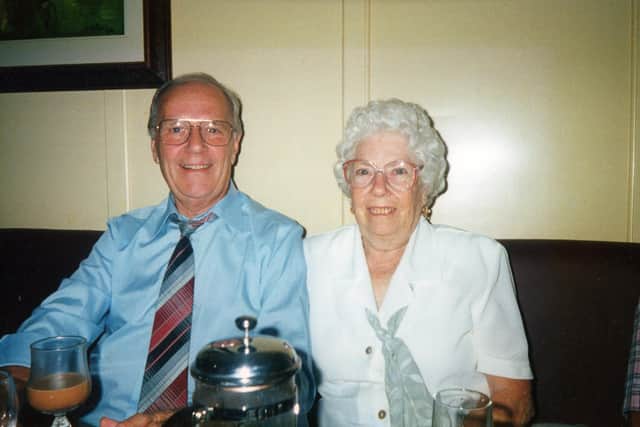 Ivy and John Winn together. Picture: Tony Winn