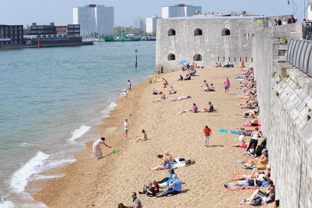 Seriously our beaches are far nicer than Southampton's. Just look at this picture from the Hot Walls.