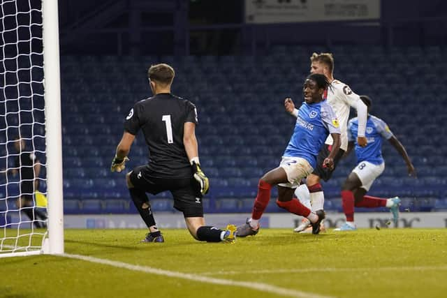 Koby Mottoh scores against Southampton