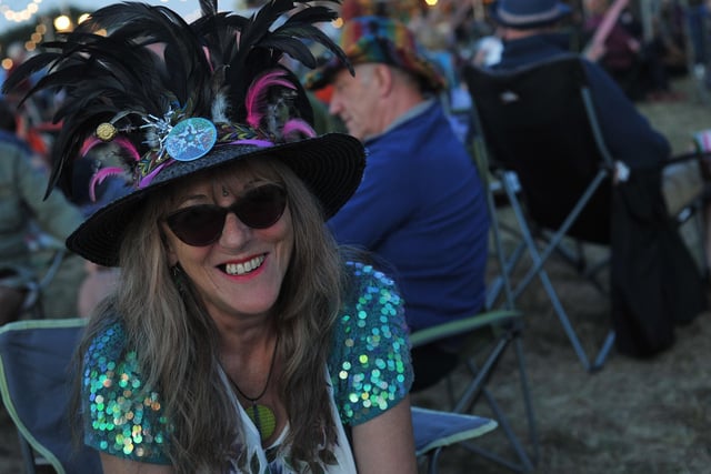 Some impressive headwear on Friday night