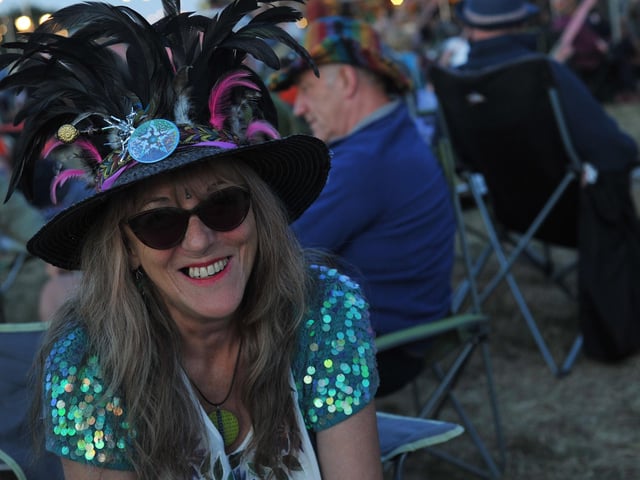 Some impressive headwear on Friday night