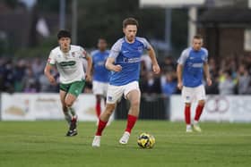 Denver Hume is remaining at Fratton Park after being unable to find another club over the summer. Picture: Jason Brown/ProSportsImages