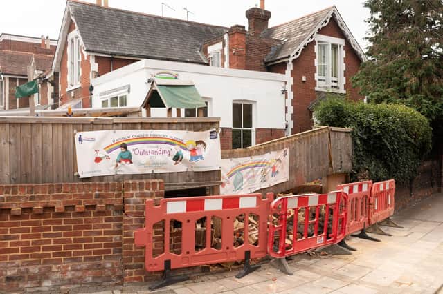 The Rainbow Corner Day Nursery had its wall demolished in August 2020 for the second time by car travelling too fast through the bends in the road.
Picture: Keith Woodland (130820-3)