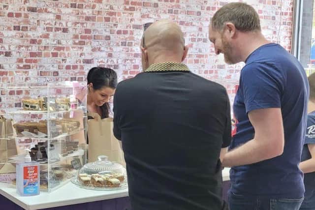 Ms Daysh said she now feels The Cookie Queen is an integral part of Cosham High Street following a 'momentous' opening day. Picture: Gemma Daysh.