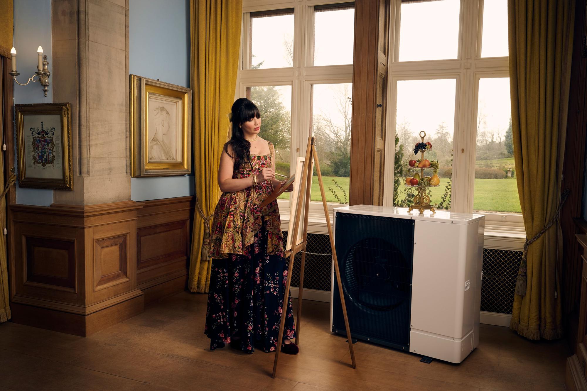 Daisy Lowe at Muncaster Castle