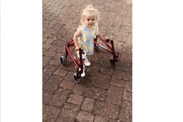 Esme Groves, who will attempt  a mile-long walk