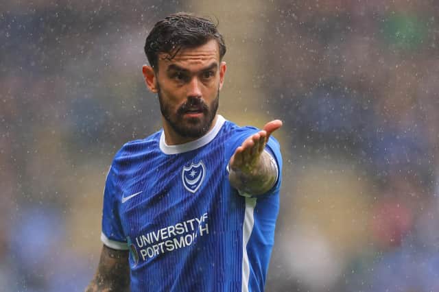 Marlon Pack is missing from Pompey duty for the friendly at Charlton. Picture: Gary Oakley