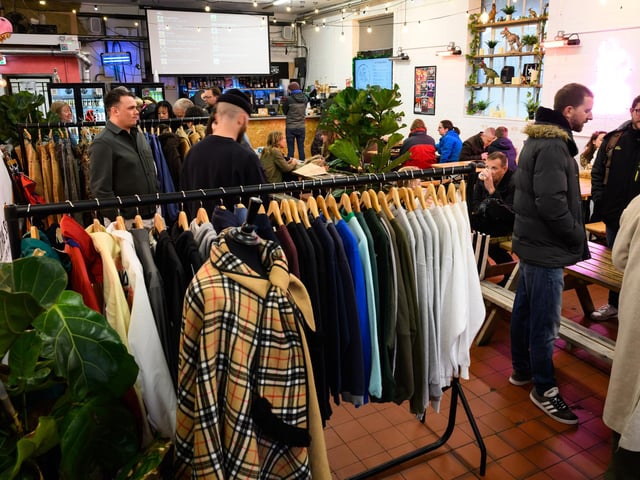 Pictured is: Some of the stalls on the ground floor.
Picture: Keith Woodland (031221-15)