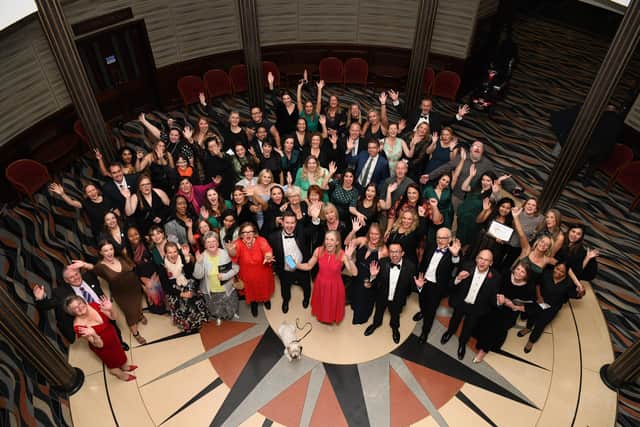 Group photograph of QA staff at the 2022 Proud To Be PHU Awards. Picture: Portsmouth Hospitals University NHS Trust