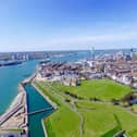 Southsea from the sky.    Picture: Ryan Atfield.