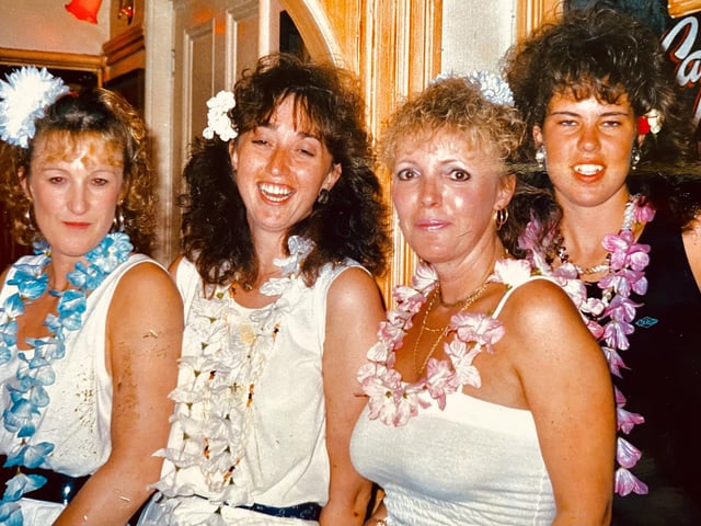 La Cage wine bar and nightclub in Havant towards the end of the 1980s. The photos are from various charity nights, Red Nose Day, Halloween, Christmas and fancy dress evenings.