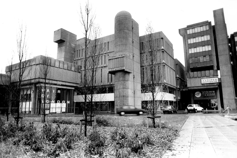 The exterior of Portsmouth's Tricorn in 1990. The News PP5238