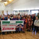 Alan Mak MP and exhibitors at last year's Health & Wellbeing Fair