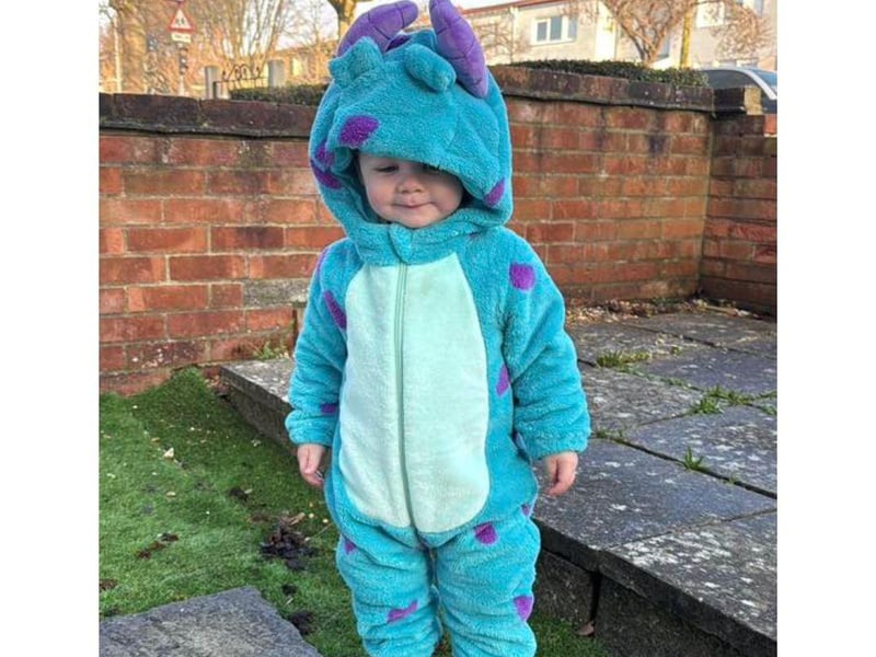 This adorable costume of Sully is so cute!