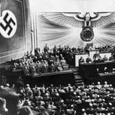 Hitler addressing the Reichstag on May 4,1941. Picture: Keystone/Getty Images