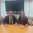 Alan Mak MP with parkrun Global CEO Elizabeth Duggan