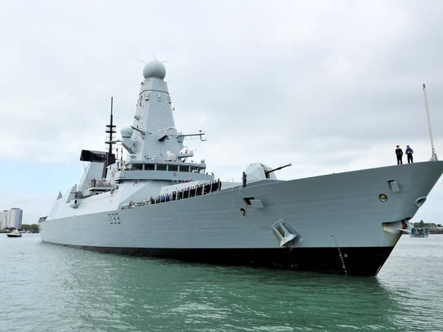 HMS Dauntless. Picture: LA(PHOT) Guy Pool/Royal Navy