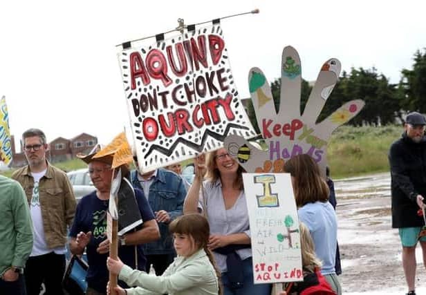 A previous 'Let's Stop Aquind' walking protest Picture: Sam Stephenson