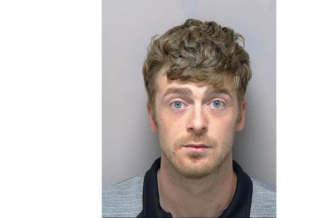 Spencer Saunders was jailed for 18 months. Pic Hants police