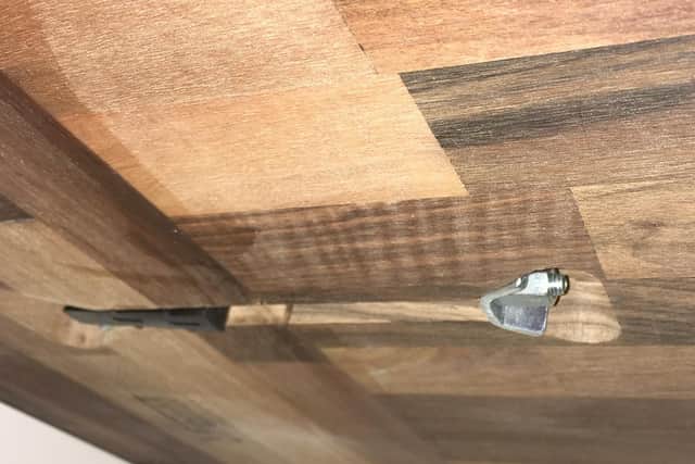 The worktops were not treated before they were installed