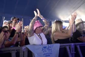 Crowds enjoying Wickham Festival on Friday, August 1.  Picture: Sarah Standing (010825-8030)
